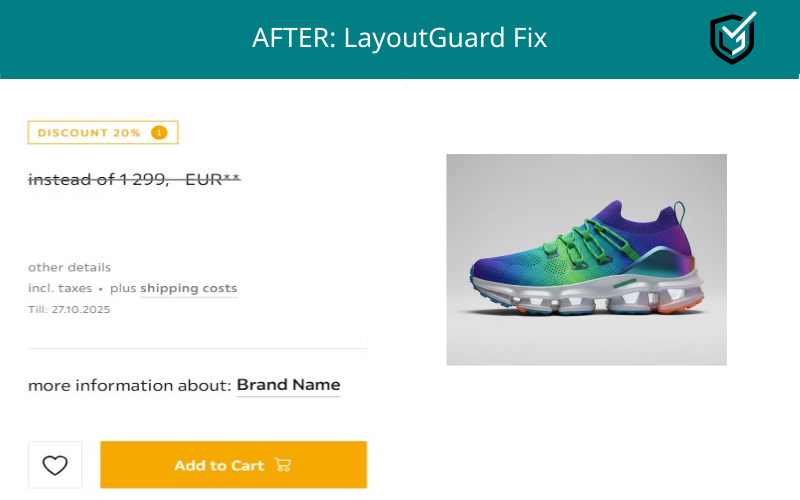 The text is properly formatted so that both languages display clearly and logically, just as the user would expect.